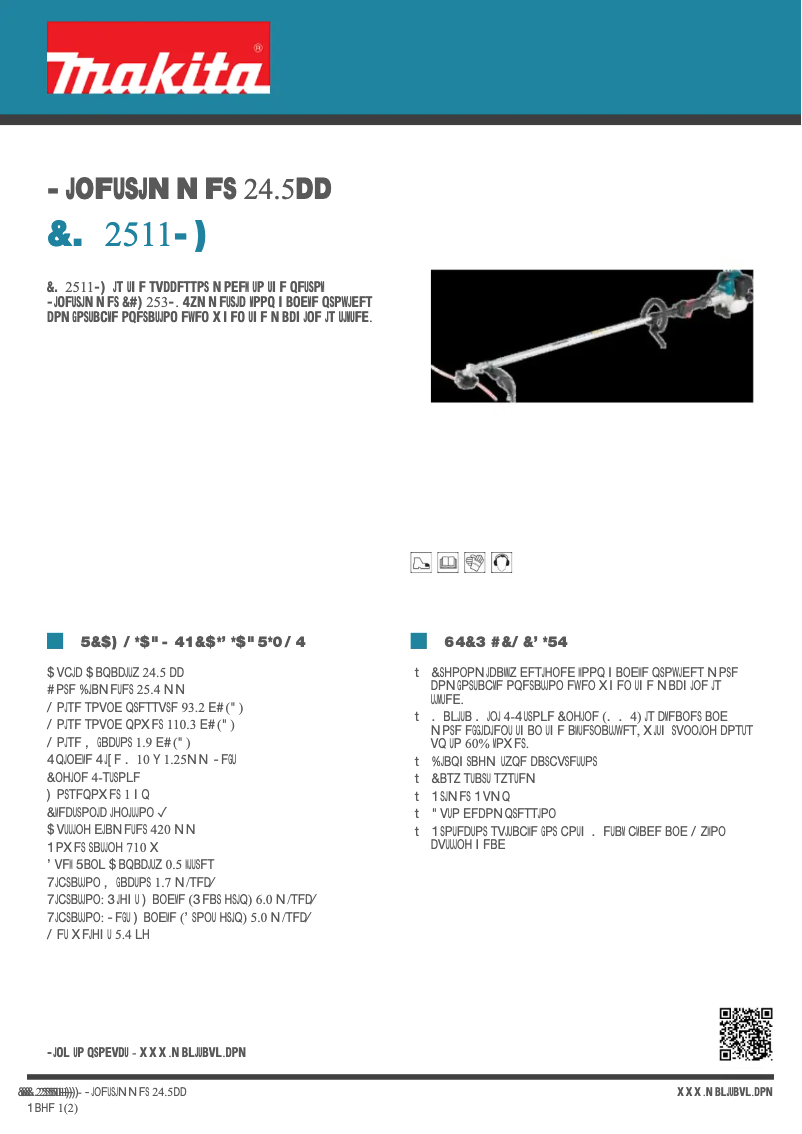 Image de la première page du manuel de l'appareil EM2511LH