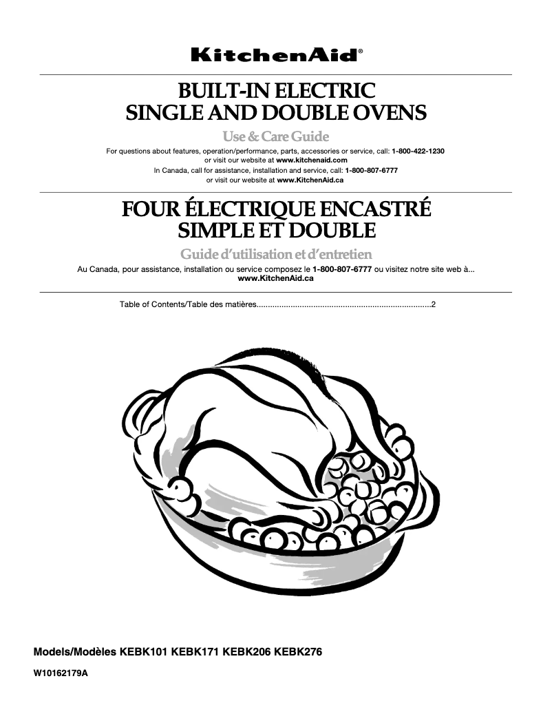 Page n°1 - Manuel utilisateur KitchenAid KEBK101SSS