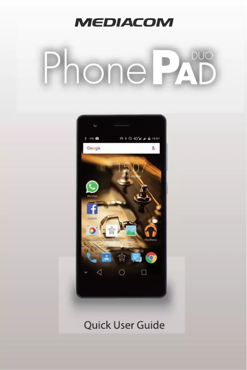 Page n°1 - Manuel utilisateur Mediacom PhonePad Duo S510L