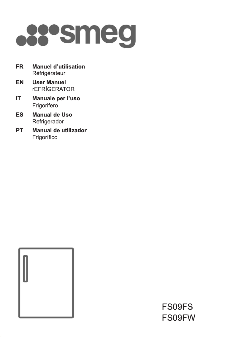 Page n°1 - Manuel utilisateur Smeg FS09FW