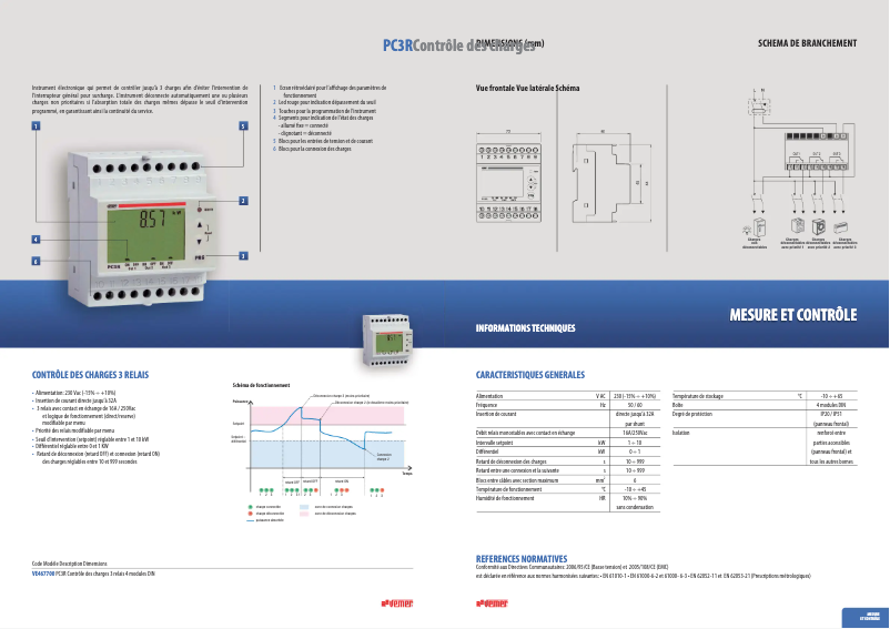 Page n°1 - Fiche technique Vemer PC3R