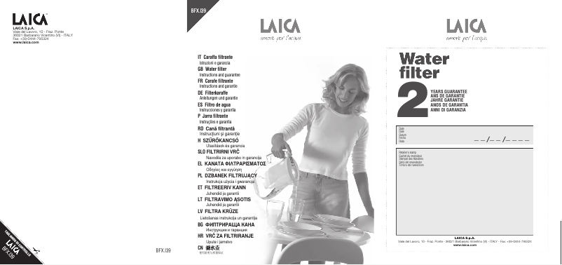 Page 1 de la notice Manuel utilisateur Laica J433H