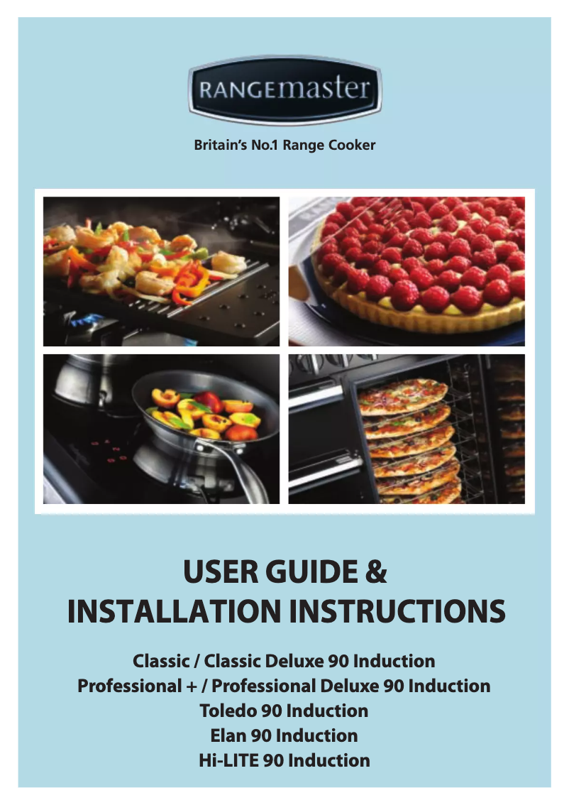 Page n°1 - Manuel utilisateur Rangemaster Professional Deluxe 90 Induction