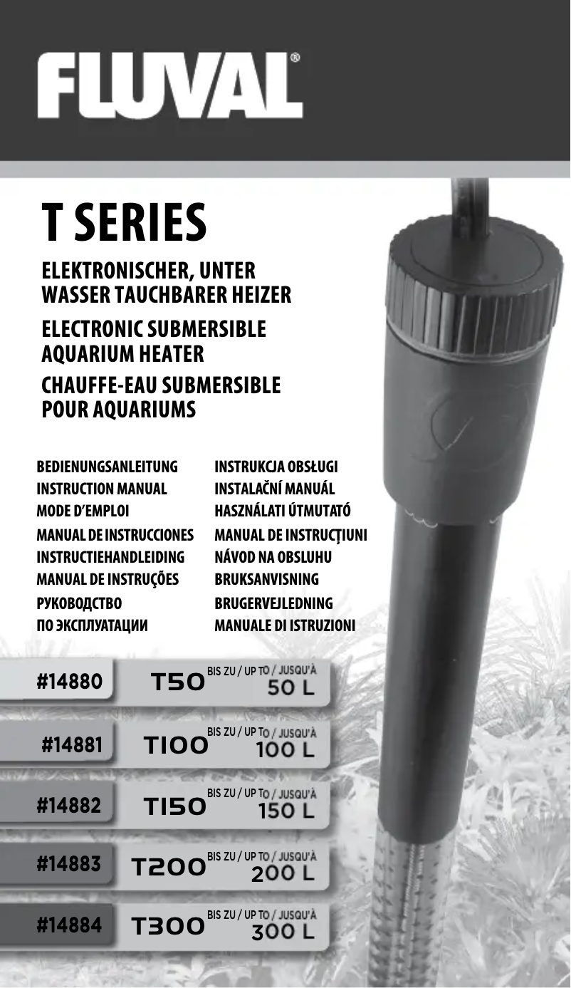 Page n°1 - Manuel utilisateur Fluval T300