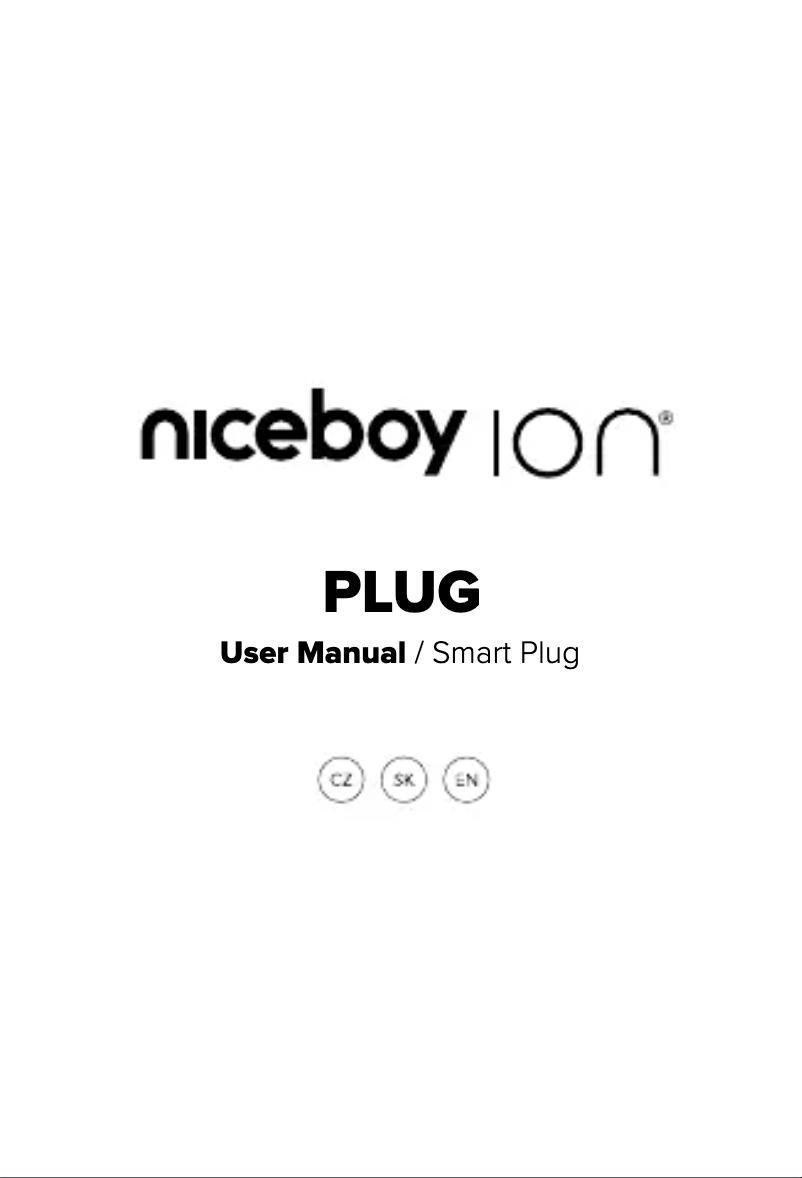 Page n°1 - Manuel utilisateur Niceboy ION Smart Plug