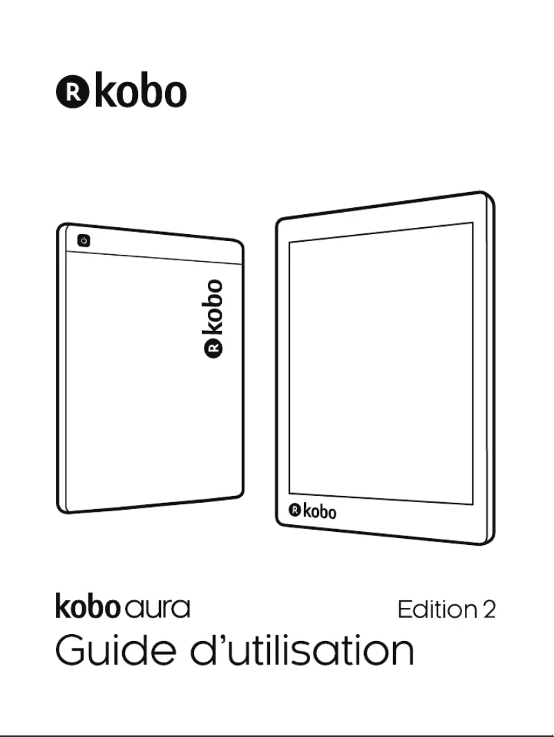 Page 1 de la notice Manuel utilisateur Kobo Aura (edition 2)