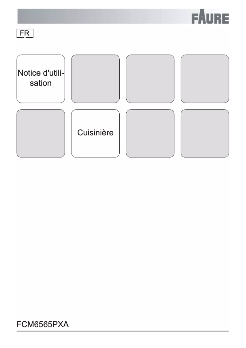 Página 1 del manual Manual de usuario Faure FCM6565PXA