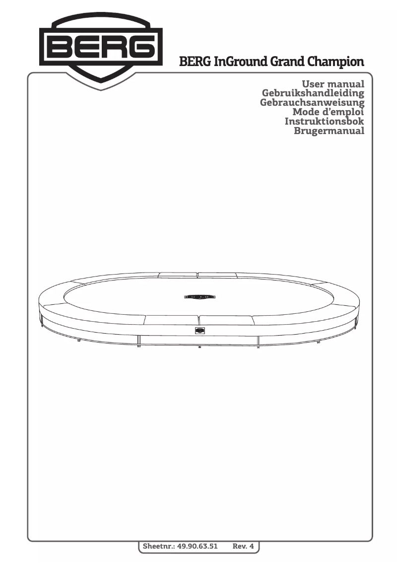 Image de la première page du manuel de l'appareil Grand Champion Inground