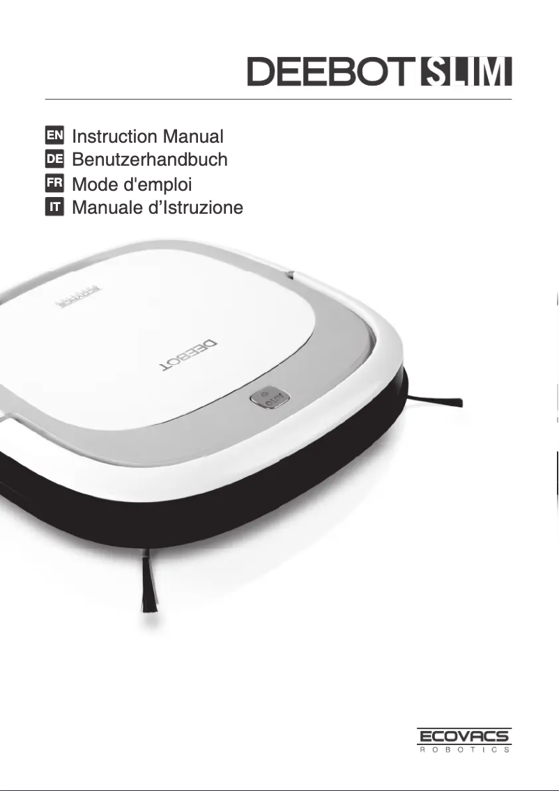 Image de la première page du manuel de l'appareil DEEBOT SLIM