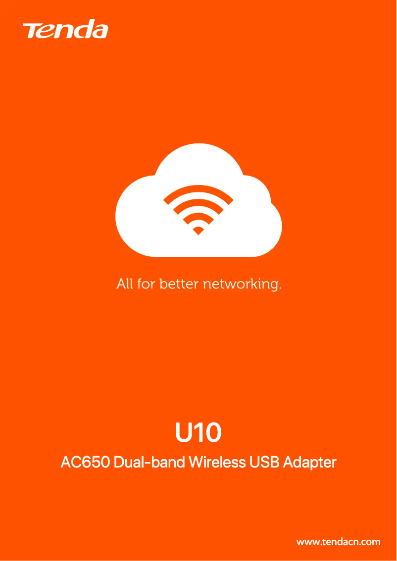 Page n°1 - Manuel utilisateur Tenda U10
