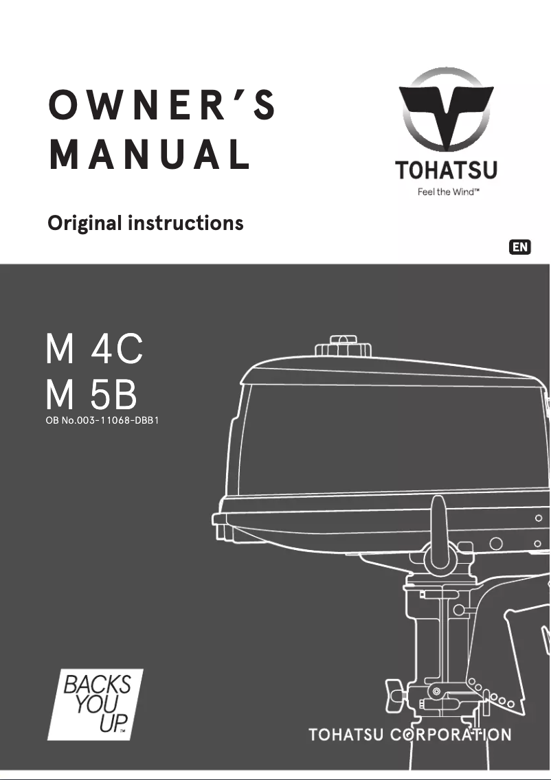 Página 1 del manual Manual de usuario Tohatsu M4C
