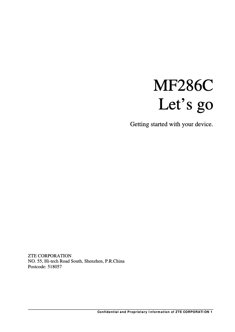 Image de la première page du manuel de l'appareil MF286C