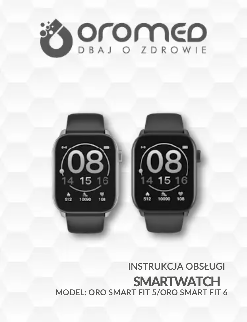 Page n°1 - Manuel utilisateur Oromed ORO Smart FIT 5