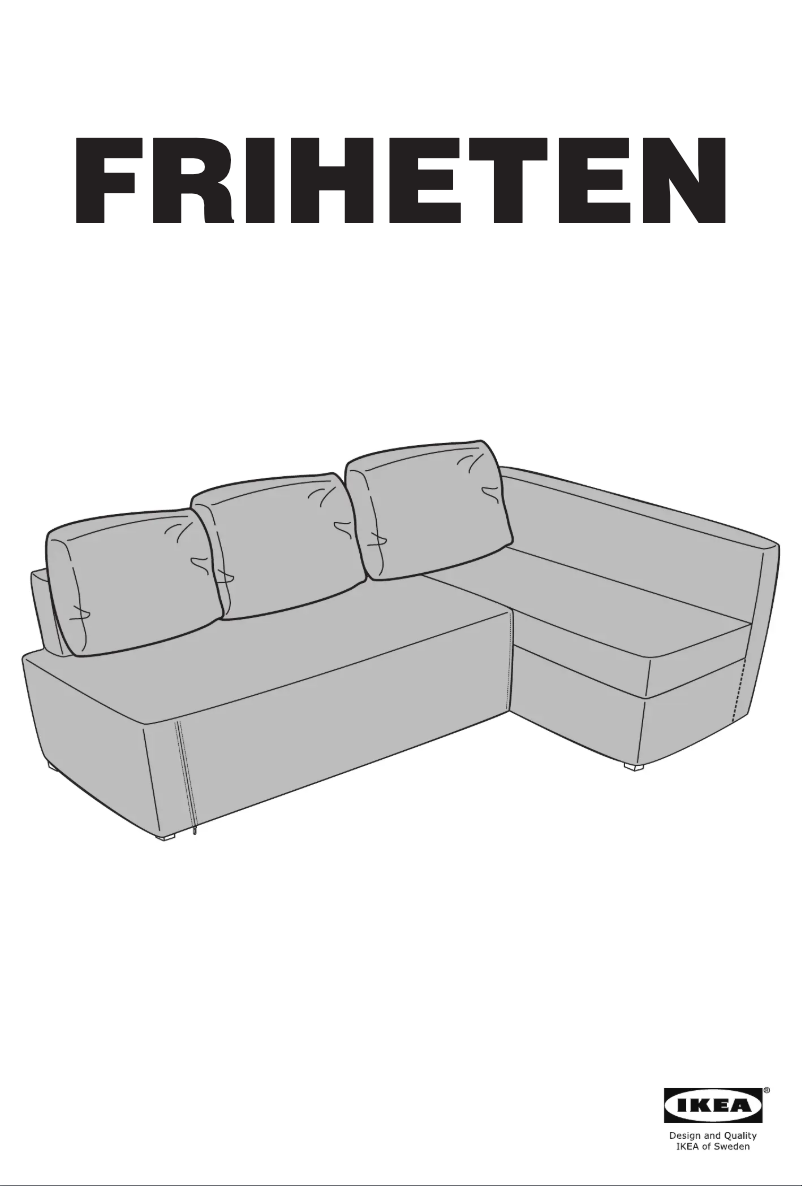 Image de la première page du manuel de l'appareil FRIHETEN 904.684.37