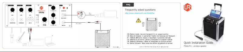 Page n°1 - Manuel utilisateur Urban Revolt Fiësta Pro