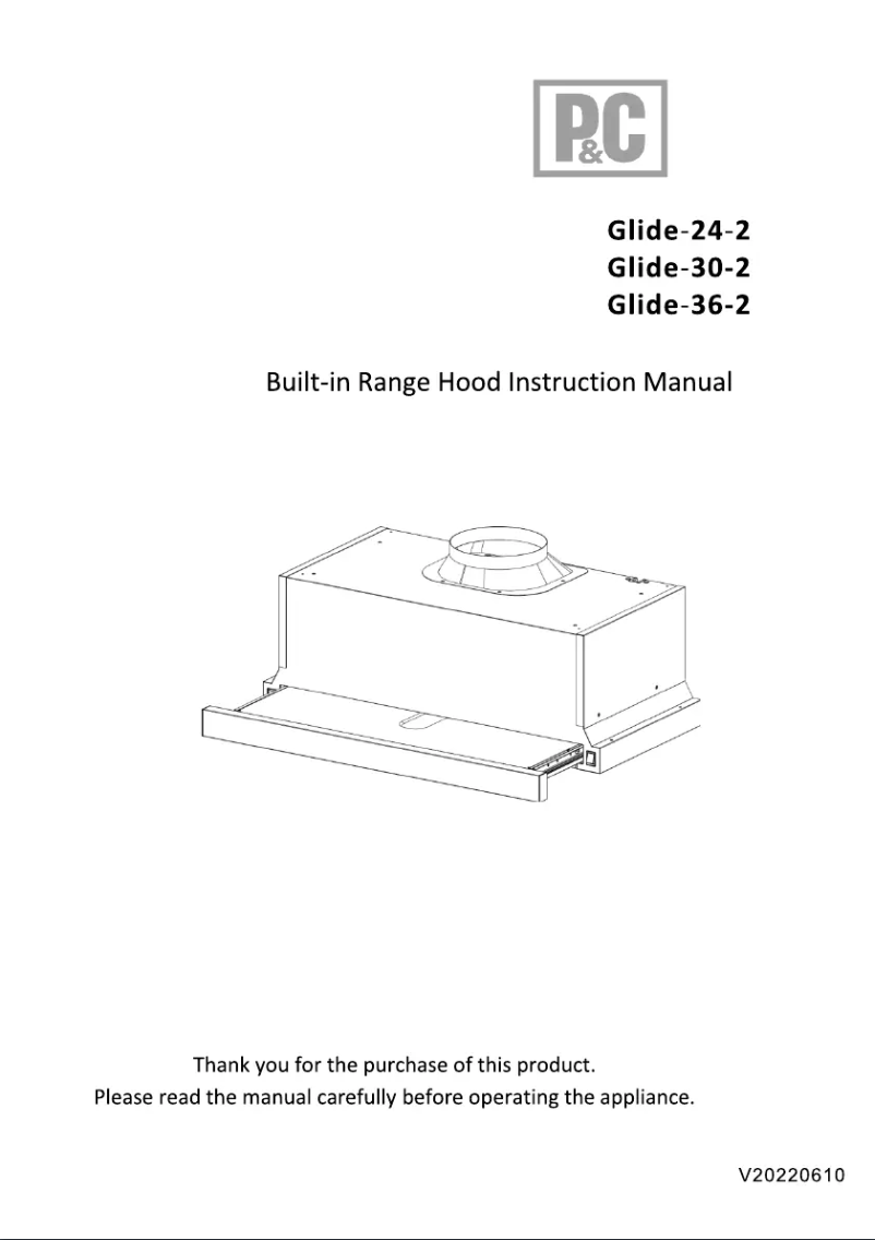 Page 1 de la notice Manuel utilisateur Porter & Charles GLIDE-30-2