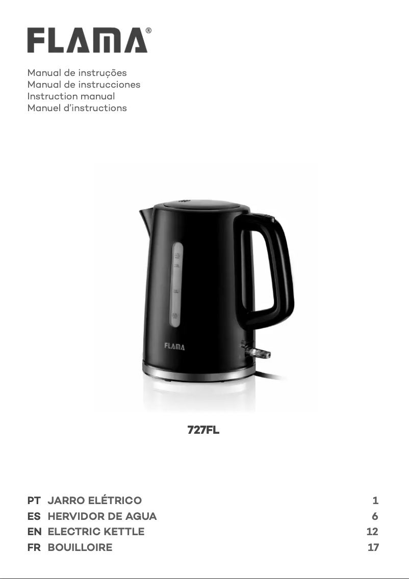Página 1 del manual Manual de usuario Flama 727FL