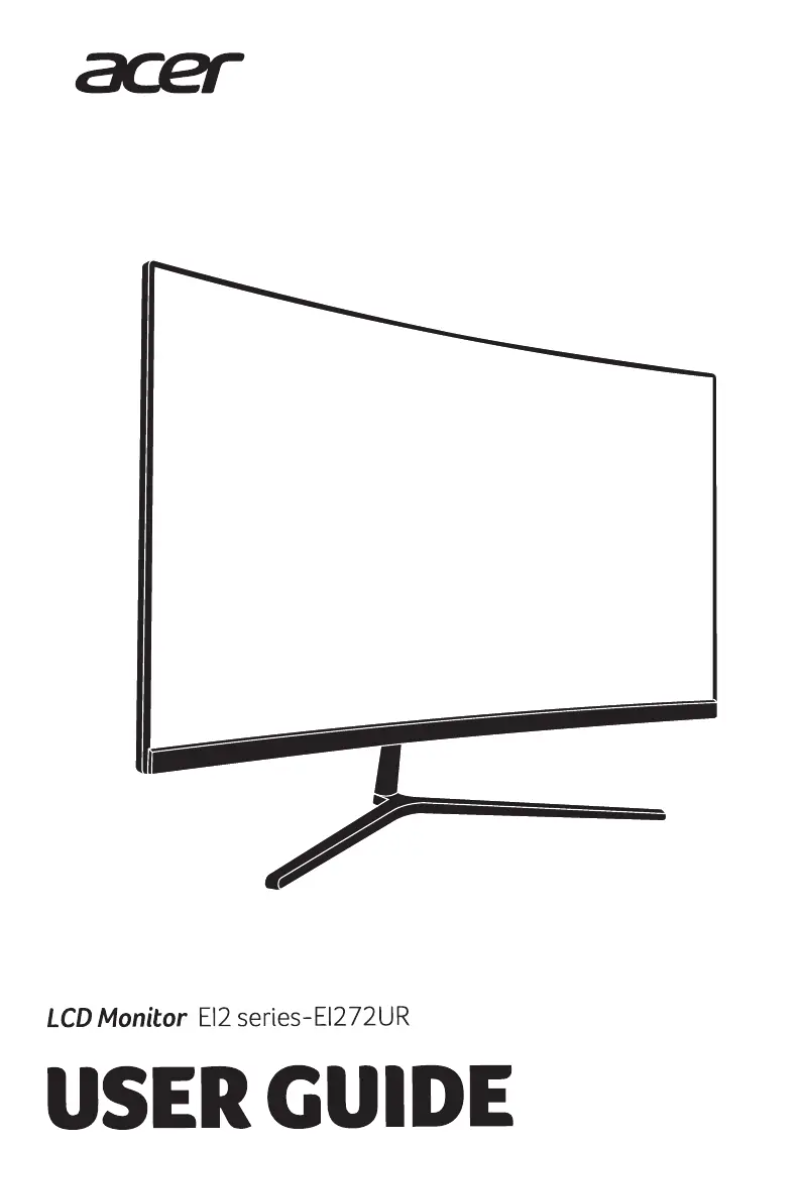 Image de la première page du manuel de l'appareil EI272URP