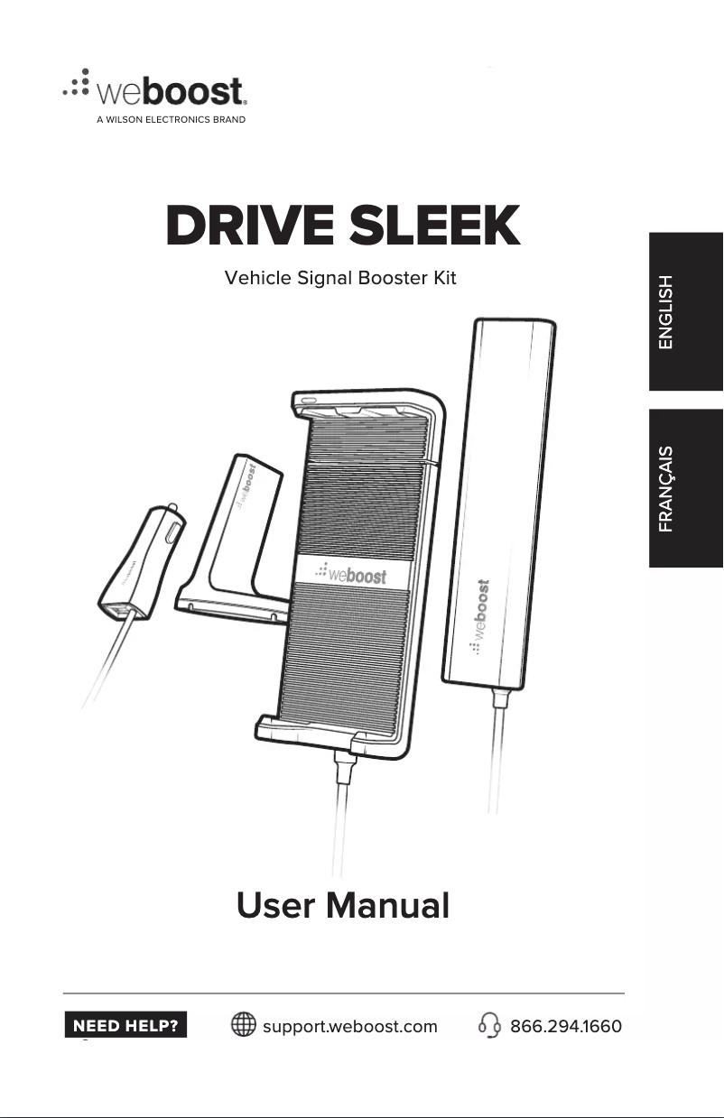 Page n°1 - Manuel utilisateur Wilson weBoost Drive Sleek