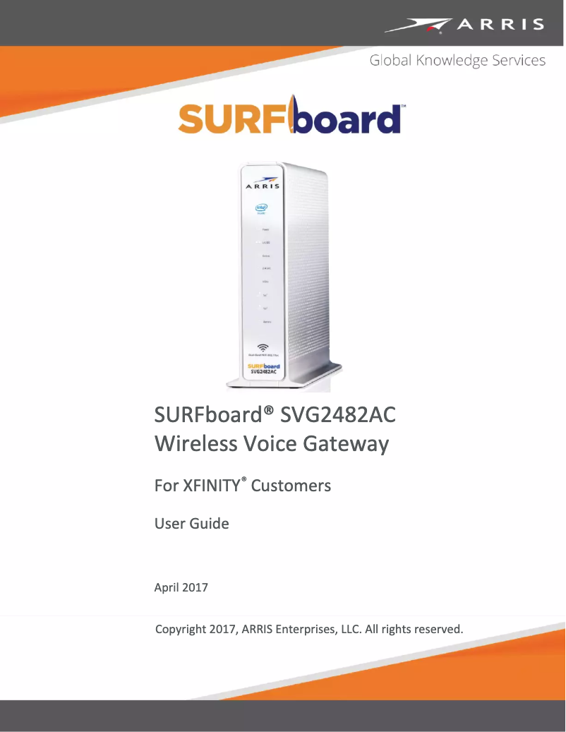 Page n°1 - Mode d'emploi Arris SURFboard SVG2482AC