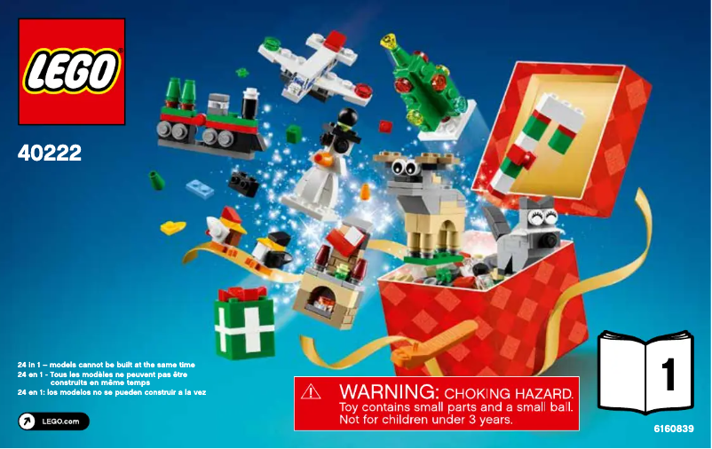 Page n°1 - Manuel utilisateur Lego Christmas Build Up 40222
