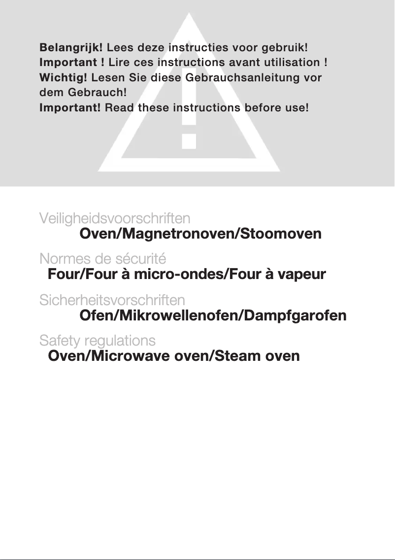 Page 1 de la notice Manuel utilisateur Asko OP8637B