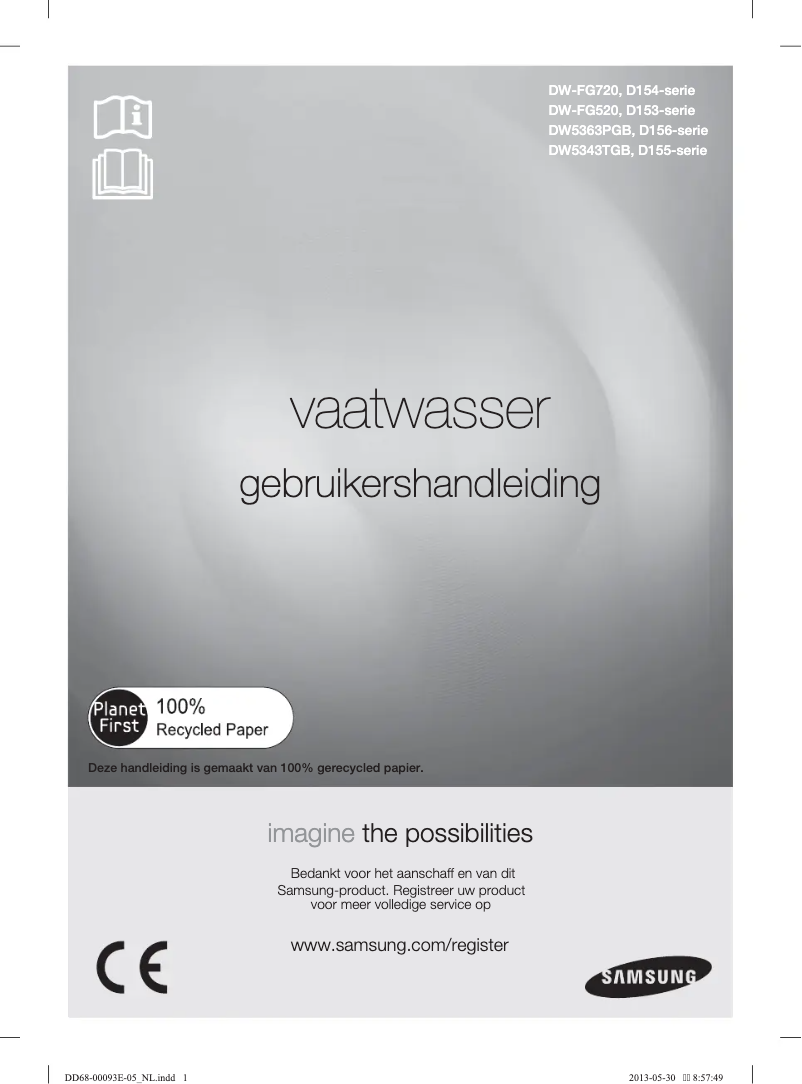 Page n°1 - Manuel utilisateur Samsung DW5363PGBWQ
