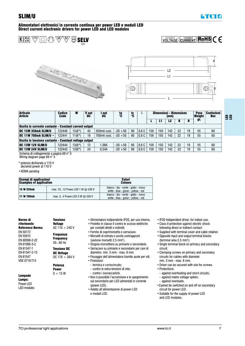 Page n°1 - Manuel utilisateur SLV 464030