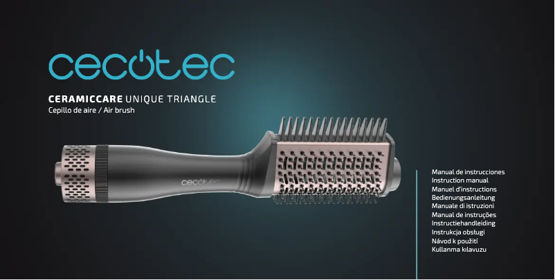 Image de la première page du manuel de l'appareil CeramicCare Unique Triangle