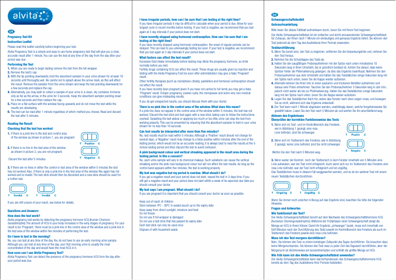 Page 1 de la notice Manuel utilisateur Alvita 9245312