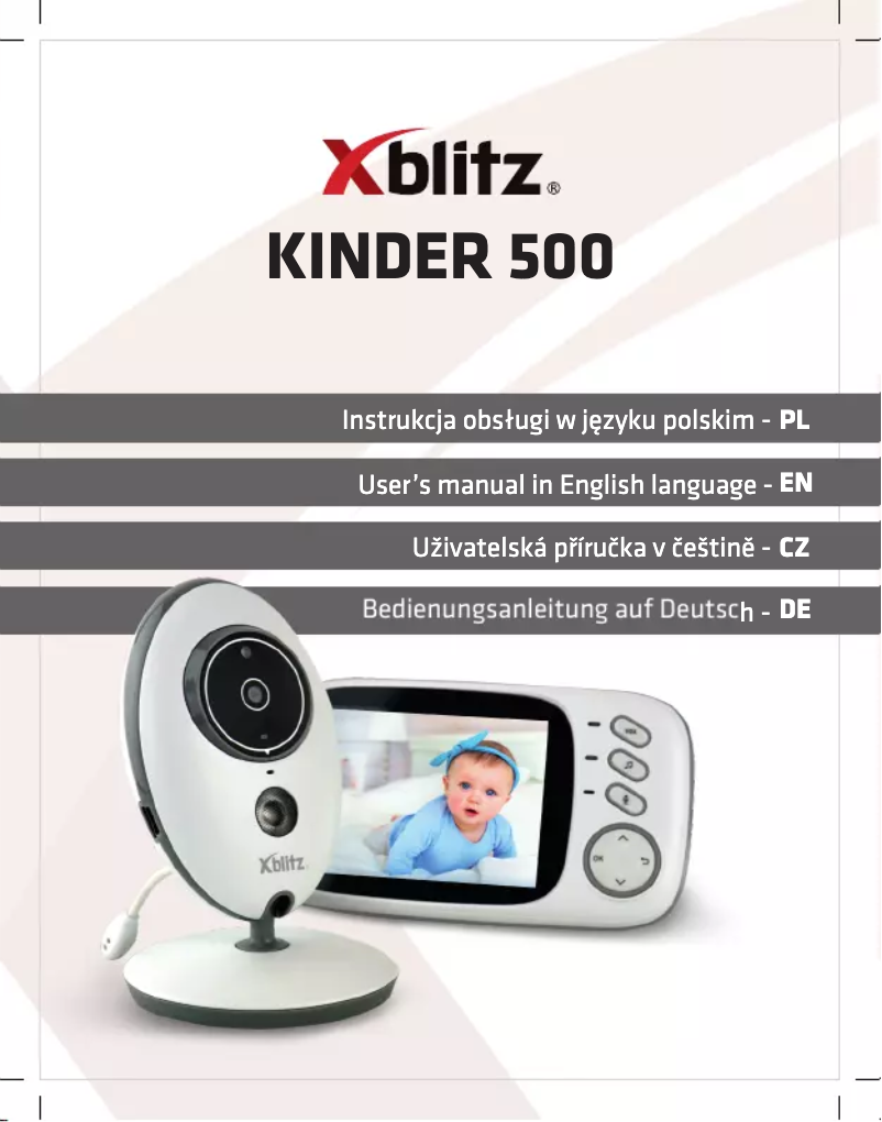 Page n°1 - Manuel utilisateur Xblitz Kinder 500