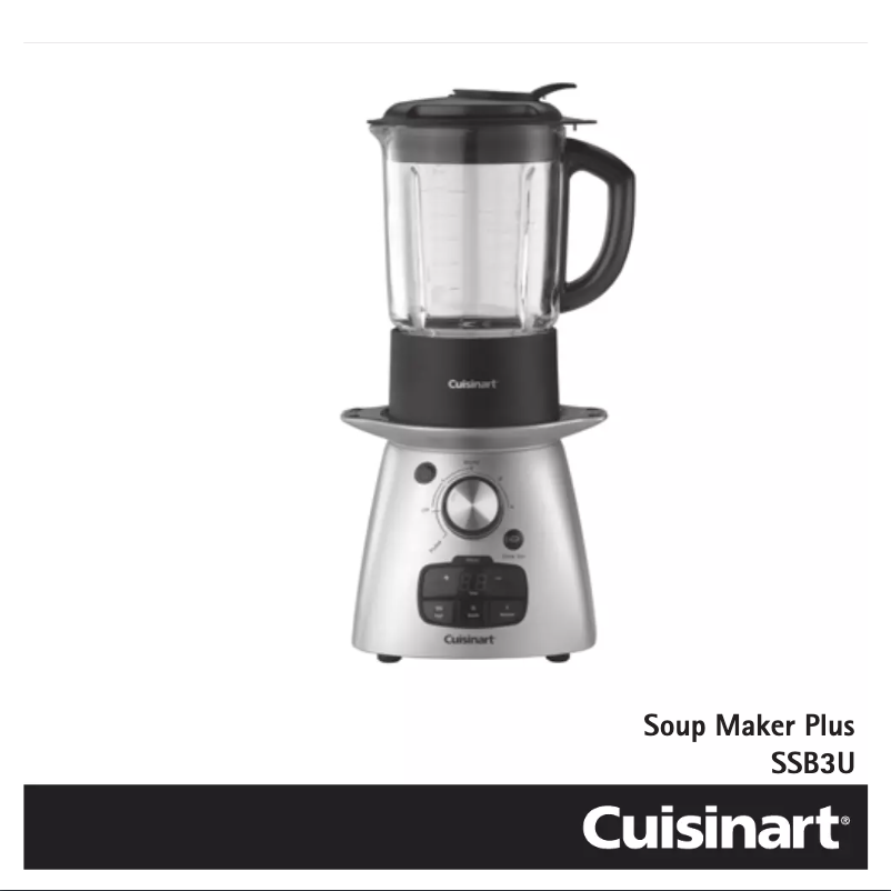 Image de la première page du manuel de l'appareil SSB3U