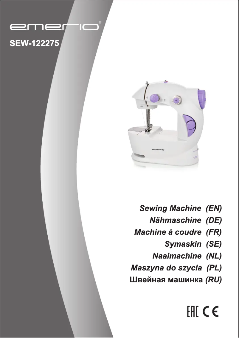 Page 1 de la notice Manuel utilisateur Emerio SEW-122275