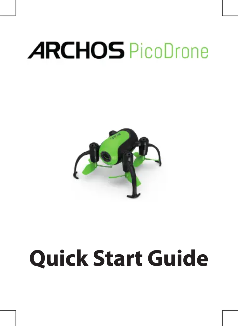 Page n°1 - Manuel utilisateur Archos PicoDrone