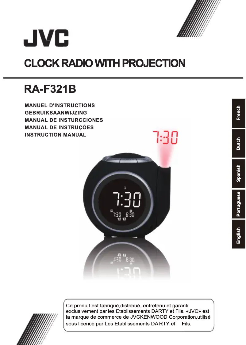 Page n°1 - Manuel utilisateur JVC RA-F321B