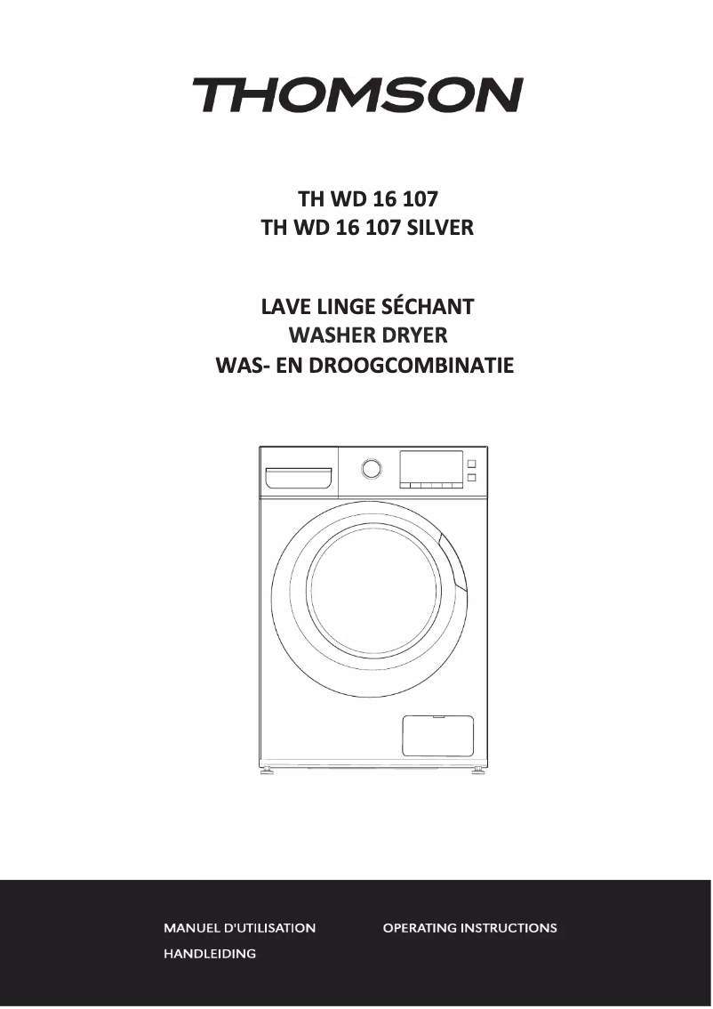 Image de la première page du manuel de l'appareil TH WD 16 107