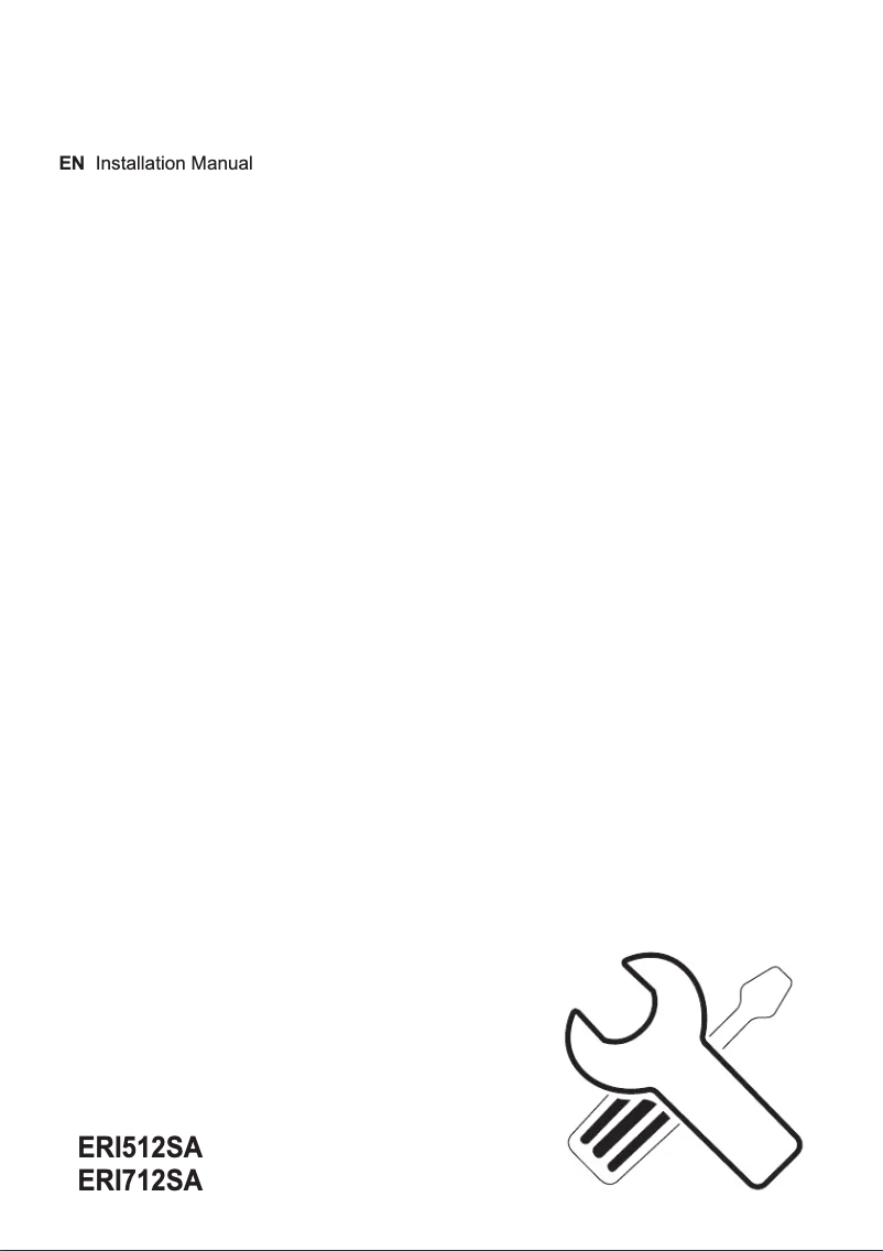 Image de la première page du manuel de l'appareil ERI712SA