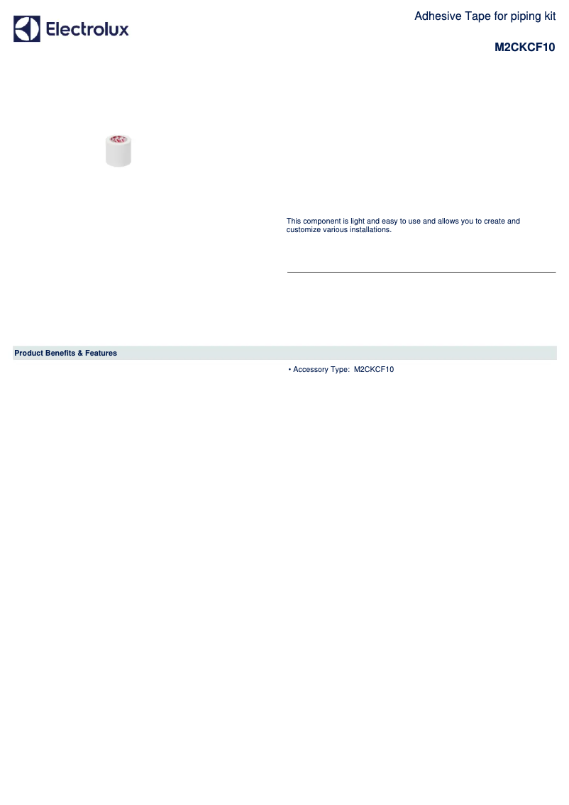 Image de la première page du manuel de l'appareil M2CKCF10