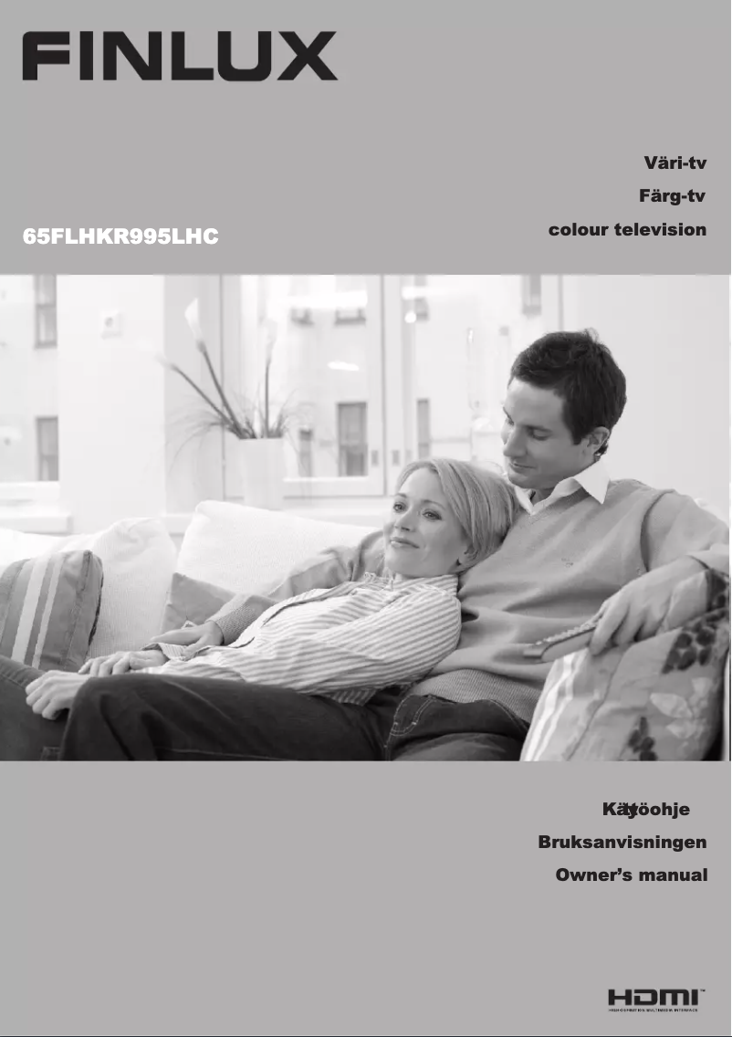 Image de la première page du manuel de l'appareil 65FLHKR995LCH