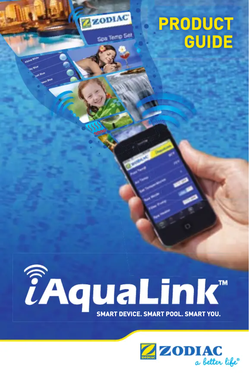 Page 1 de la notice Brochure JANDY IAquaLink 2.0