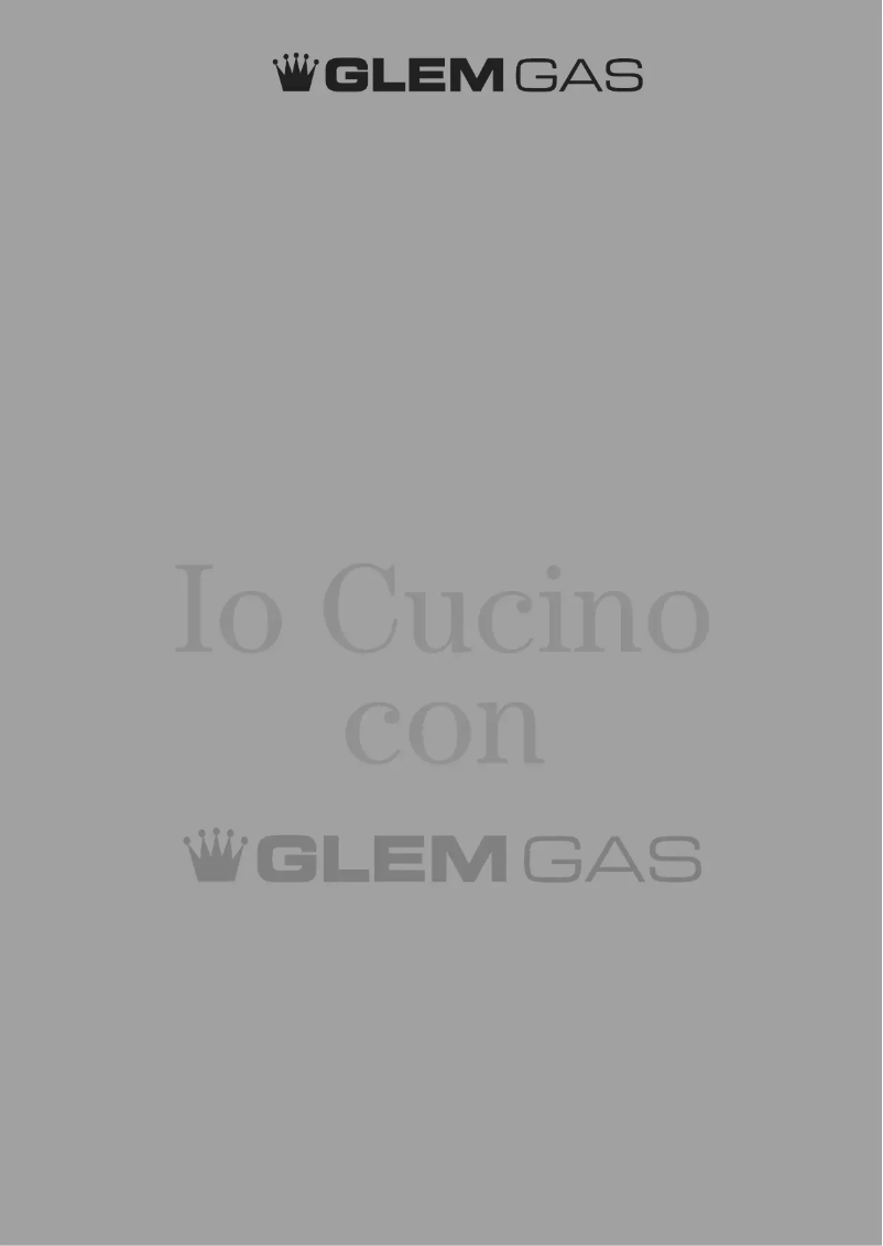 Page n°1 - Manuel utilisateur Glem Gas GDF623SI