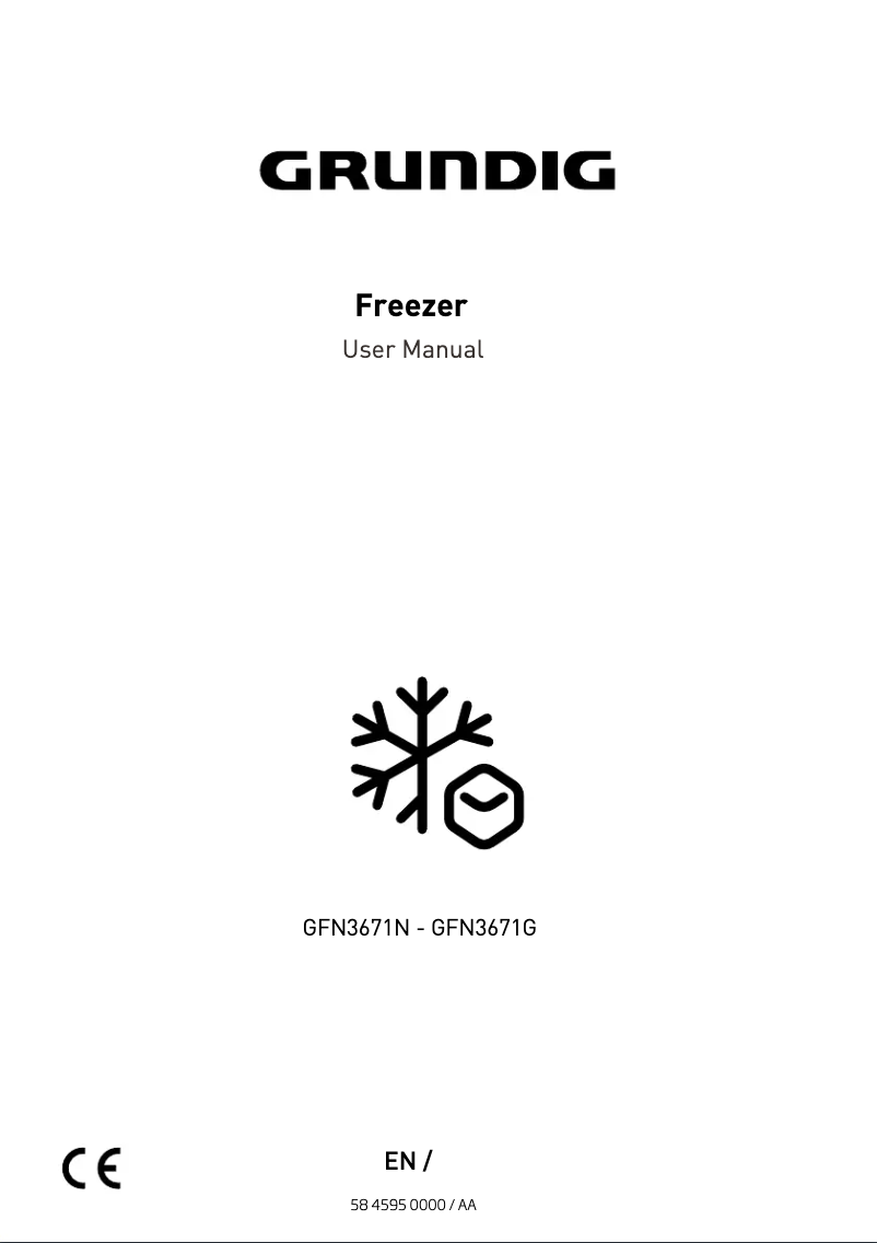 Página 1 del manual Manual de usuario Grundig GFN3671N