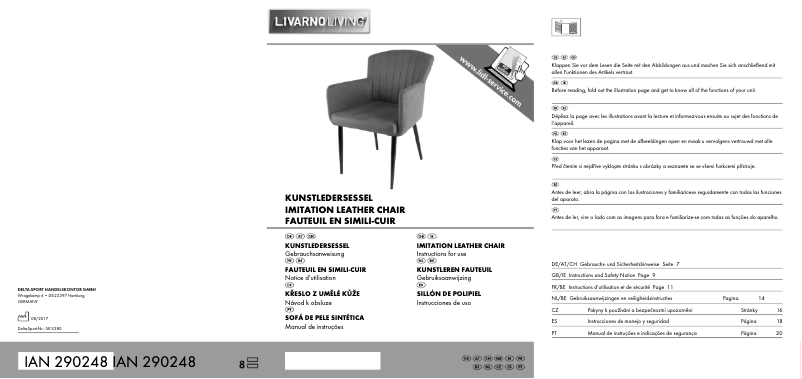 Page n°1 - Manuel utilisateur Livarno Lux IAN 290248