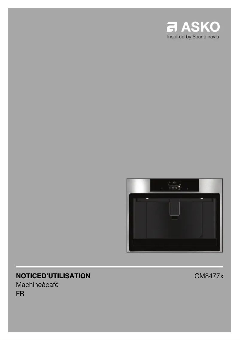 Page 1 de la notice Manuel utilisateur Asko CM8477S