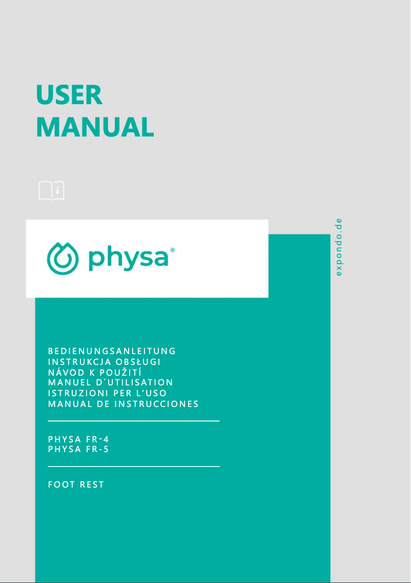 Page n°1 - Manuel utilisateur Physa FR-4