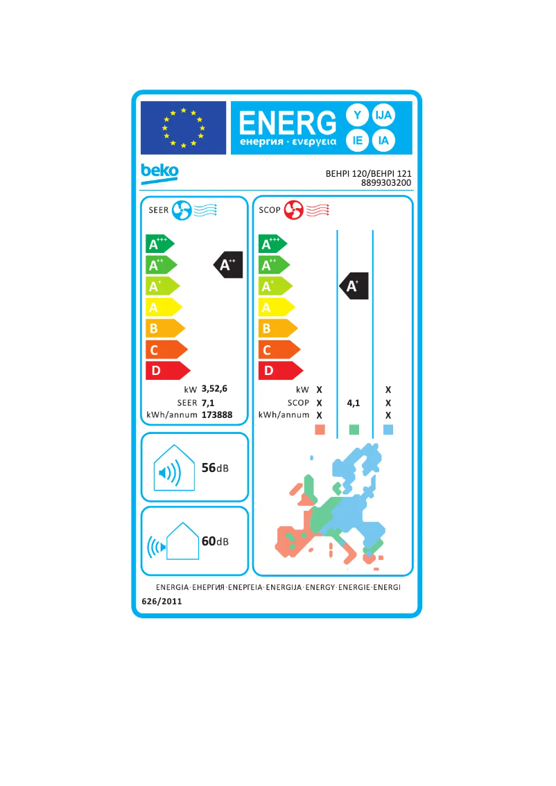 Image de la première page du manuel de l'appareil BEHPI 120/ BEHPI 121