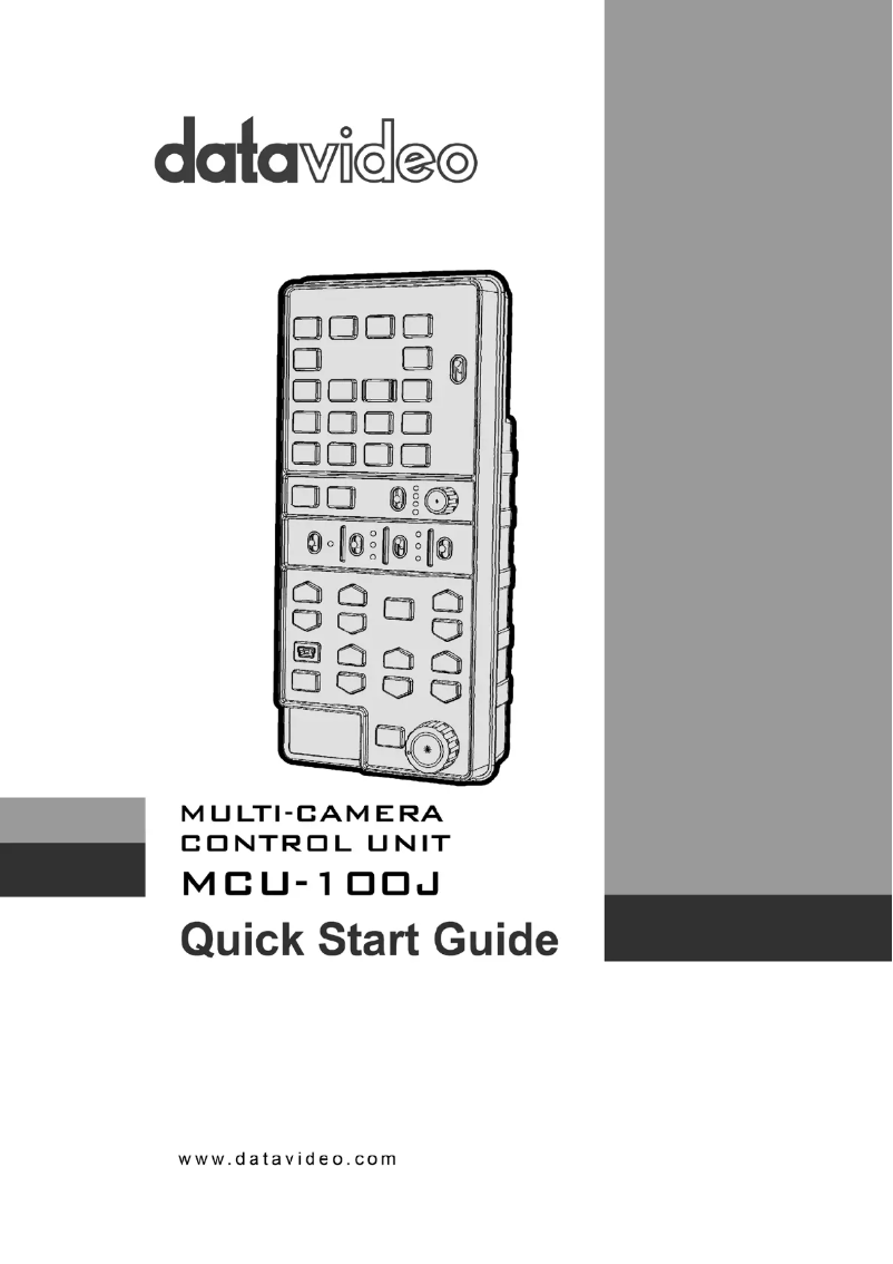 Page n°1 - Manuel utilisateur DataVideo MCU-100J