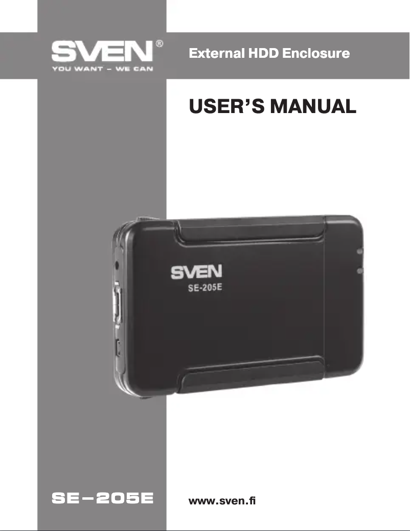 Image de la première page du manuel de l'appareil SE-205E