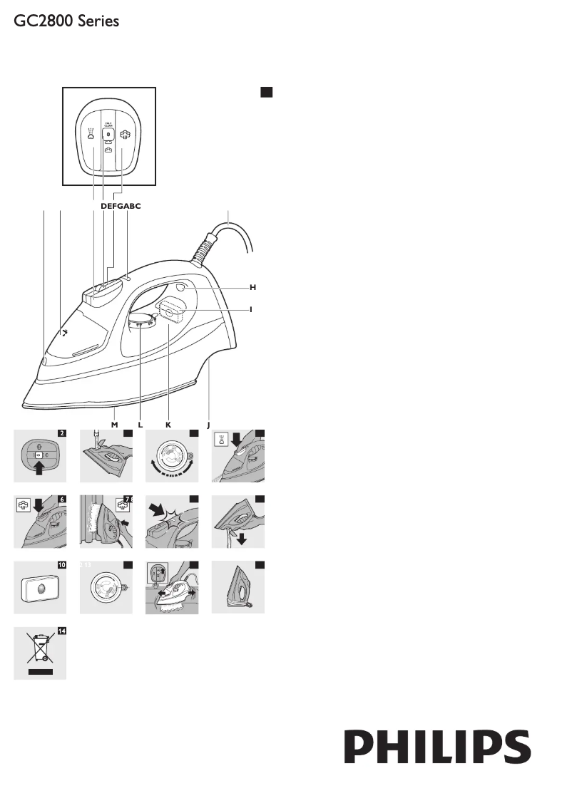 Image de la première page du manuel de l'appareil GC2820