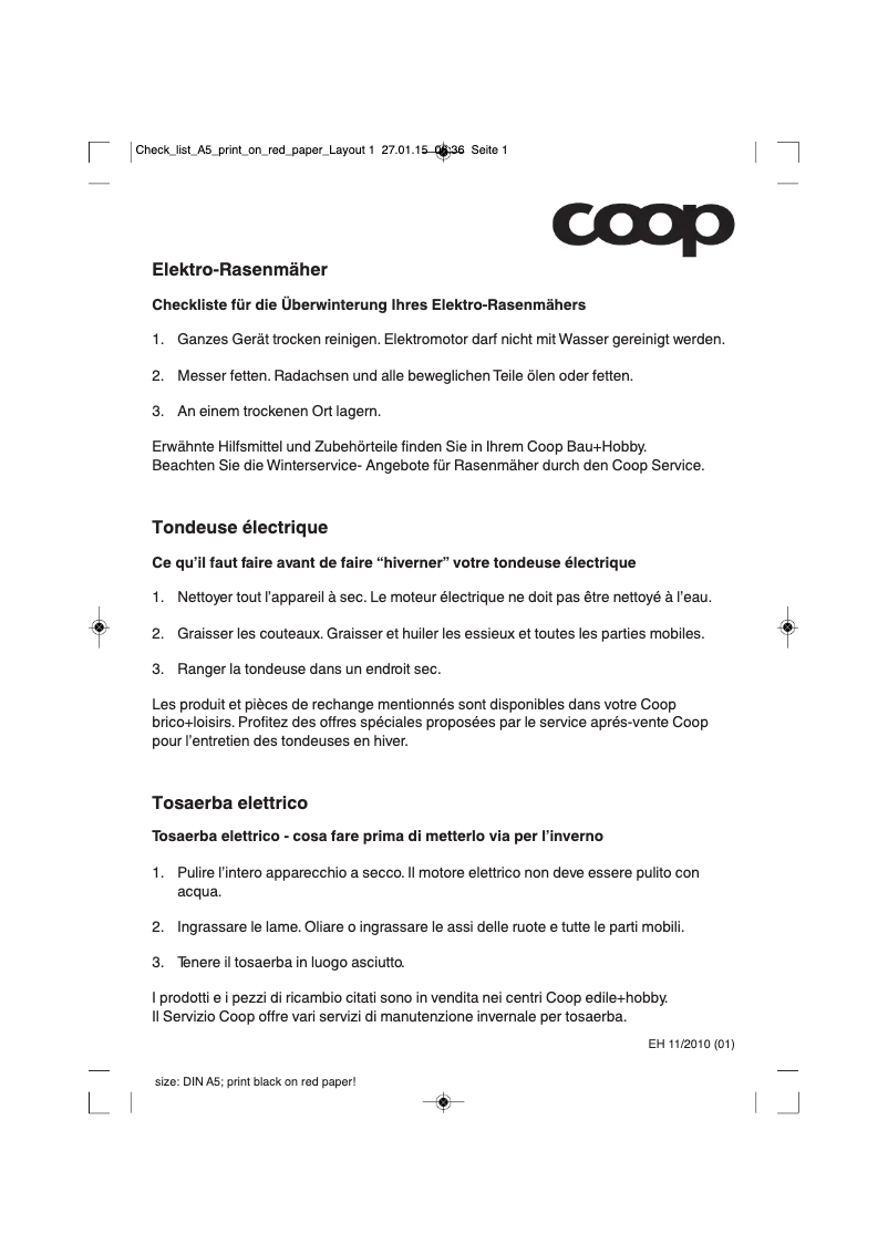 Page 1 de la notice Manuel utilisateur GARDA GER 1536 HW